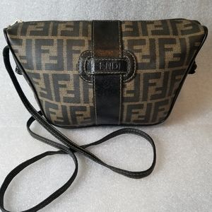 Authentic Vintage Fendi Zucca Crossbody